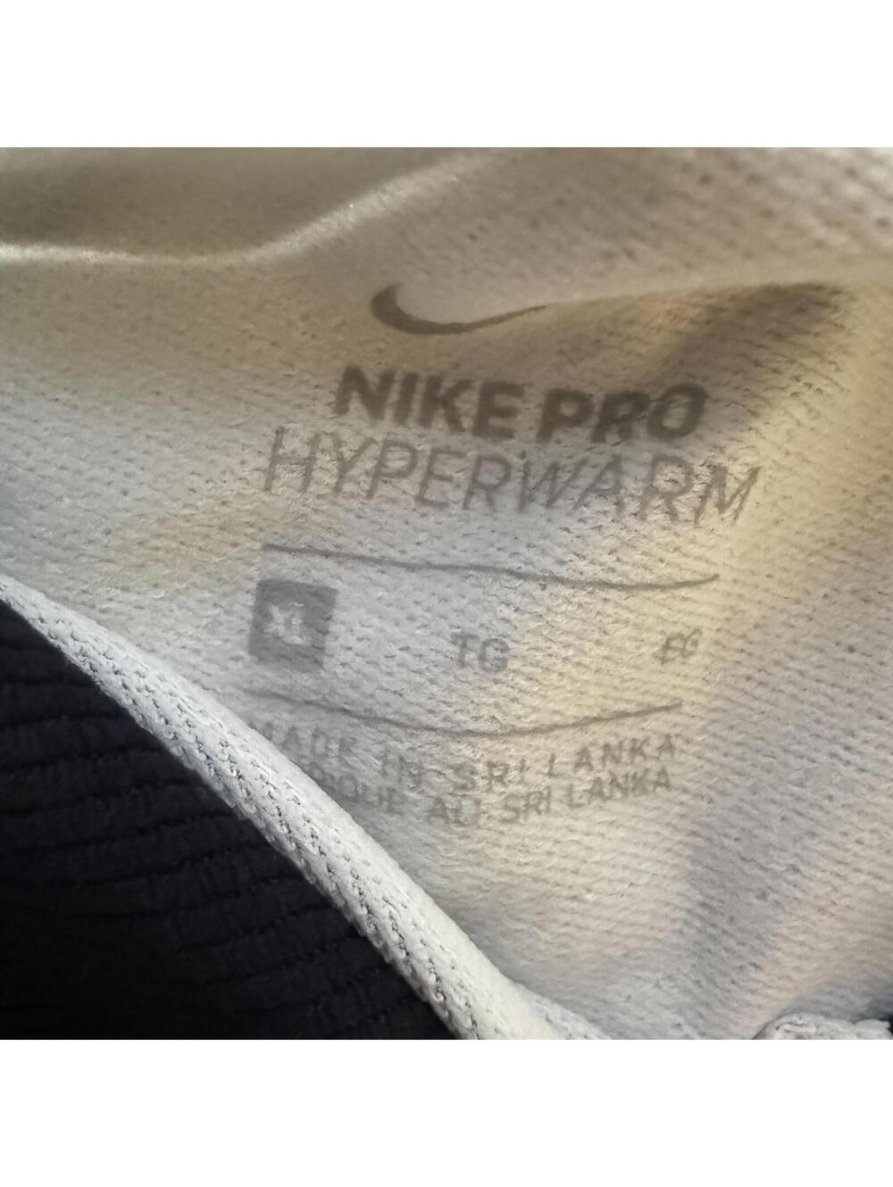 Nike Pro Hyper Warm Women's Size XL Black Compression Leggings Pants Athleisure - Picture 4 of 9
